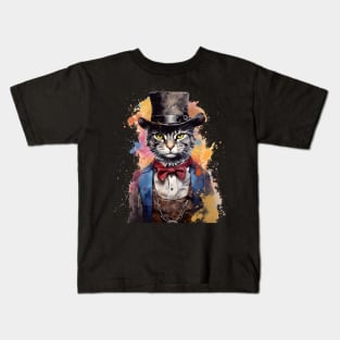 Cat Dressed as a Cowboy Kids T-Shirt